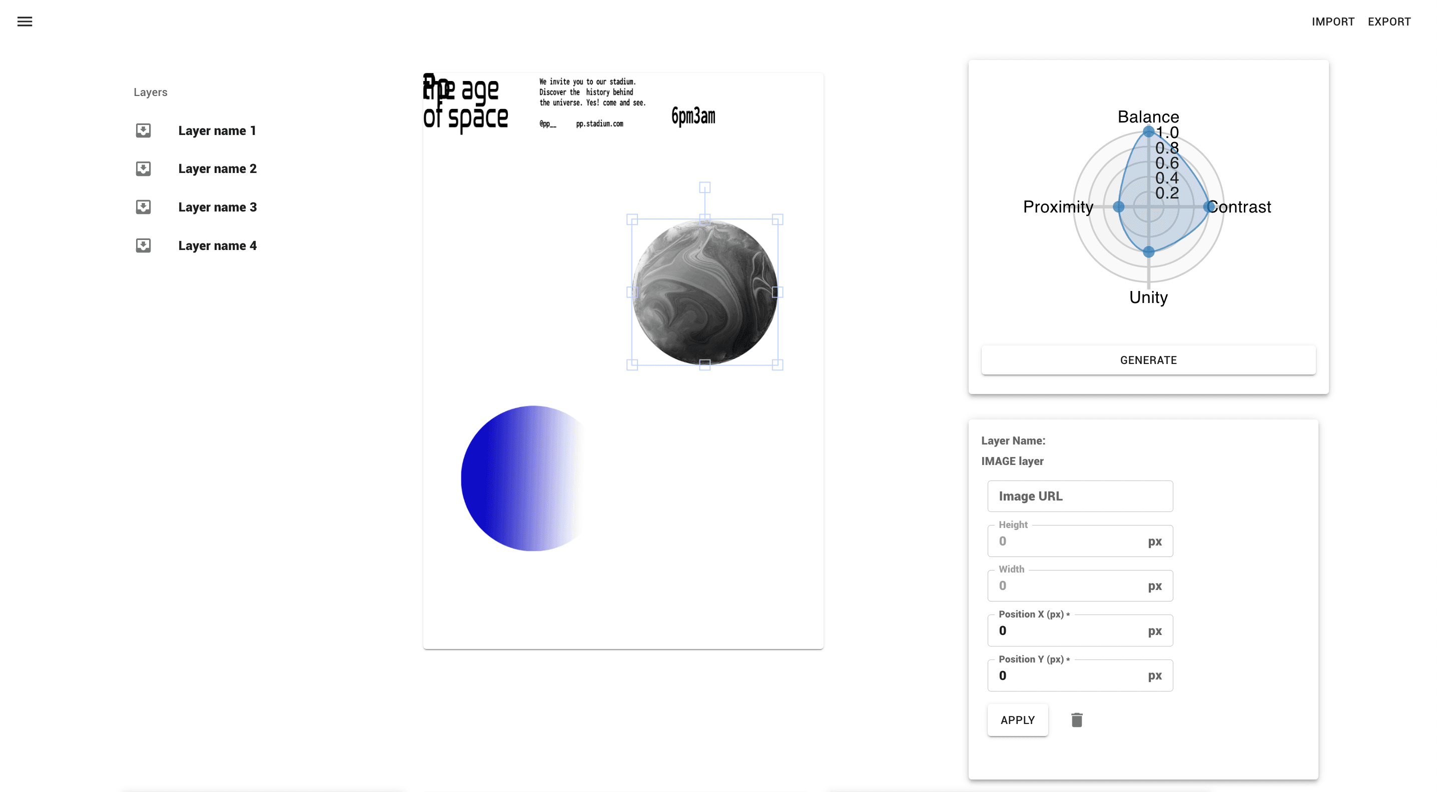 Mixed-Initiative Poster Design Support Tool